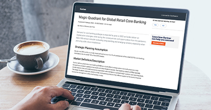 Gartner Magic Quadrant Retail Core Banking